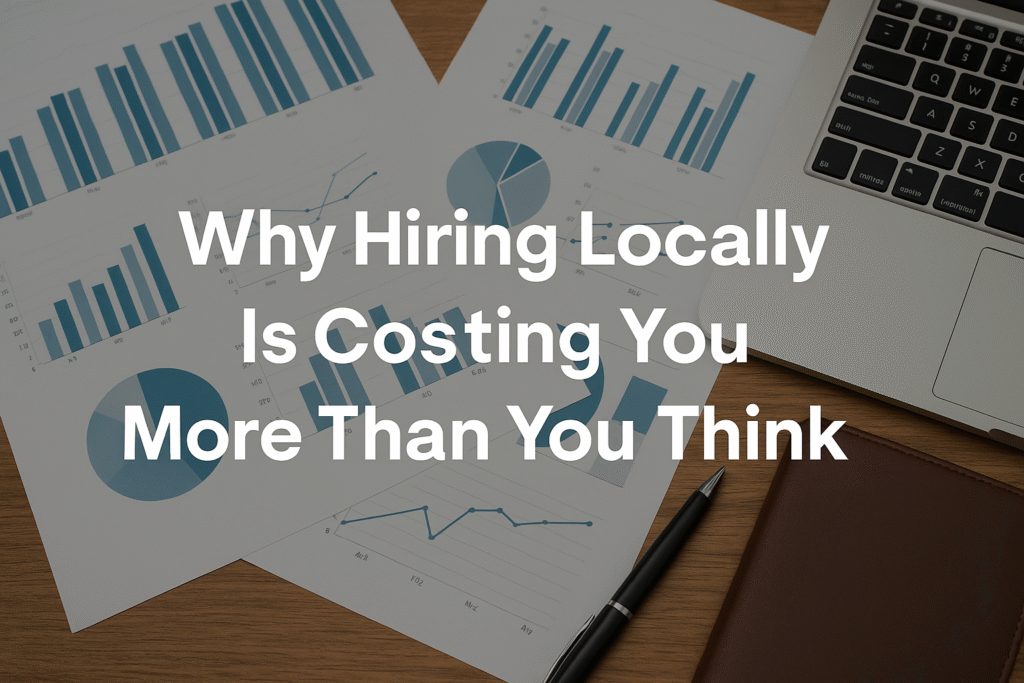 Hiring locally compared to remote staffing costs